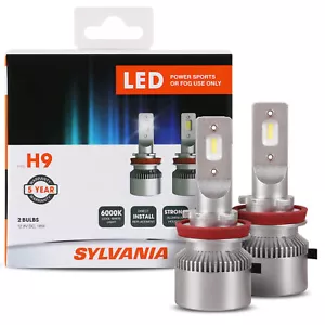 Sylvania H9 LED Powersport Headlight Bulbs for Off-Road Use or Fog Lights - 2PC - Picture 1 of 9