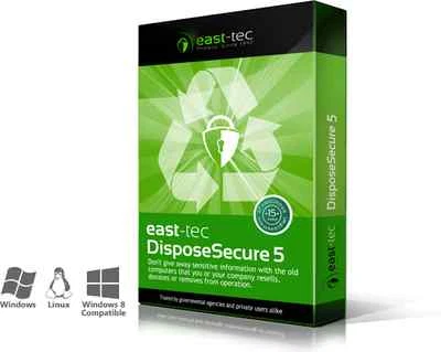 EastTec DisposeSecure, Erase any Hard Drive or Computer Partition Securely - Image 1 of 3
