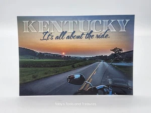 Postal de Kentucky It's all about the ride Harley Davidson View Souvenir Postal - Imagen 1 de 2