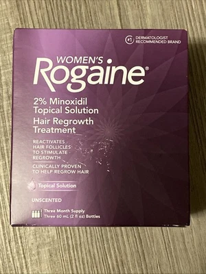 Tratamiento de regeneración capilar solución tópica ROGAINE para mujer - suministro para 3 meses Foto 1 de 3