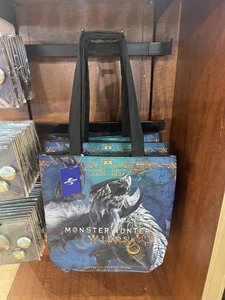 USJ Exclusive MONSTER HUNTER WILDS Tote Bag Universal Studios Japan - Picture 1 of 4