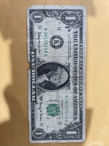1963A $1 Bank Note Dallas TX K36155228A - Picture 1 of 7