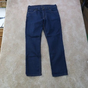 Origin Relaxed Straight Leg Jeans Herren 34x32 Blau Stretch Denim - Bild 1 von 13