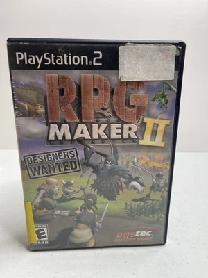 RPG Maker II (Sony PlayStation 2, 2003) Tested Working Ships Immediately! - Image 1 of 3