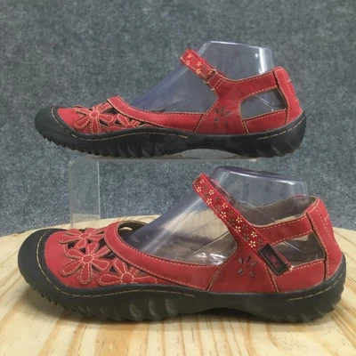 JBU by Jambu Shoes Womens 9 M Wildflower Encore Mary Jane Red Low Top Comfort - Image 1 of 4