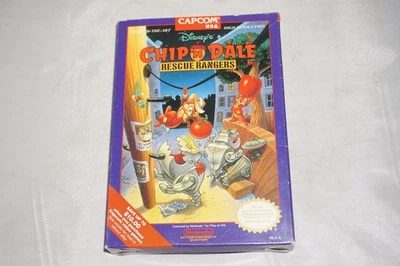 Disney's Chip 'N Dale: Rescue Rangers (Nintendo NES) Complete in Box CIB - Image 1 of 4