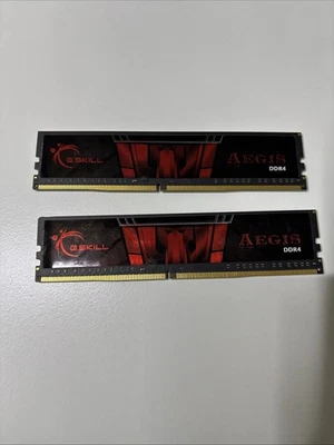 G.Skill Aegis Ram 32gb F4-3200C16D-32GIS 2x16GB DDR4 3200 MHz 288-pin DIMM - Bild 1 von 2