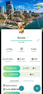 Pokemon Eevee ( Explorer Hat ) ( Vancouver Safari Zone ) Go - Picture 1 of 2