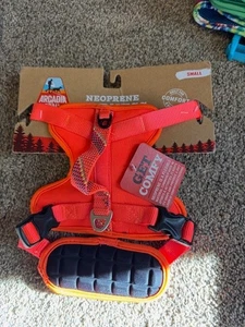 Arcadia Trail Neoprene Dog Harness ORANGE PADDED SIZE SMALL BENEFITS CHARITY - Picture 1 of 1