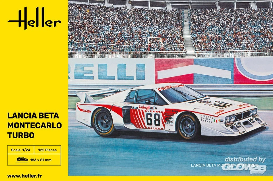 Heller: Lancia Beta Montecarlo Turbo in 1:24 [1000807410] - Immagine 1 di 1