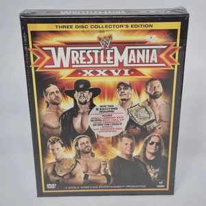 WWE WrestleMania XXVI (2010) 3-Disc Collector’s Edition DVD Set – New Sealed - Picture 1 of 7