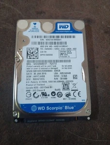 Western Digital WD3200BEVT 320GB Hard Drive 2.5"SATA Laptop HDD WD Scorpio Blue - Afbeelding 1 van 4