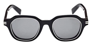 Ermenegildo Zegna EZ0250 Sonnenbrille männlich glänzend schwarz 49 mm neu 100 % authentisch - Bild 1 von 7
