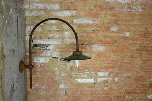 AnNo06 Hoflampe Außenlampe Wandlampe Stil Antik Vintage Loft. - Foto 1 di 8