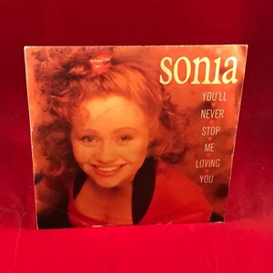 SONIA You'll Never Stop Me Loving You UK 7" vinyl single Stock Aitken Waterman A - Picture 1 of 4