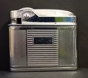 Used Silver Coloured Mosda Streamline Made In England UK Cigarette Lighter S/R - Picture 1 of 9