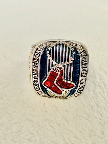 2013 Red Sox World Series Silver Championship Ring, 🇺🇸 SHIP Cover