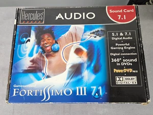 Retro Hercules Gamesurround Fortissimo III 7.1 PCI Soundkare Crystal CS4624-CQ - Afbeelding 1 van 10