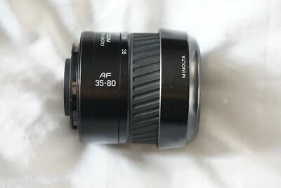 Minolta AF 35-80mm f/4-5.6 AF Lens Very Good Condition No. 1 in Black - Image 1 of 3