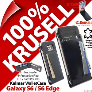 Funda billetera Krusell Kalmar abatible folio para Samsung Galaxy S6 / S6 Edge - Imagen 1 de 12