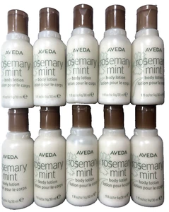 Lot of 10 Aveda Rosemary Mint Body Lotion, 1 oz in Each, Hotel / Travel Size - Picture 1 of 6