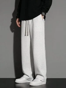 Men's Loose Casual Wide Leg Sweatpants with Versatile Style - Picture 1 of 30