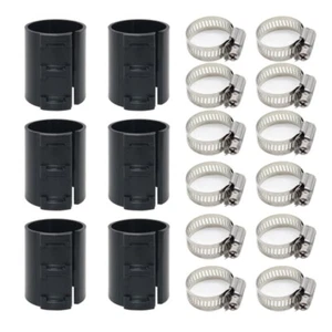 18pcs Office Chair Cylinder Repair Set Includes 12 Metal Hose Clamps Daily Use - Picture 1 of 8
