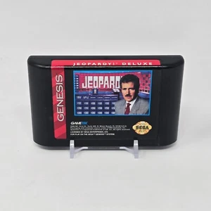 Jeopardy! Deluxe (Sega Genesis) Cartridge TESTED - Picture 1 of 2
