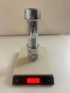 VINTAGE VERCHROMTES MESSING GEFRÄSTE MOTORHAUBEN ROLLENSITZ NEU FÜR 80LB IGFA STANGE - Bild 1 von 7