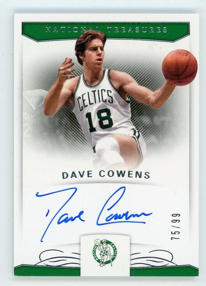 Panini National Treasures Dave Cowens 2017-18 automático Boston Celtics 75/99 Foto 1 de 1