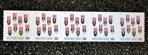 2019USA #5341 15c Additional Ounce Rate - Uncle Sam's Hat - Coil Strip of 5 PNC - Picture 1 of 2