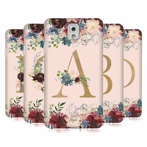 NATURE MAGICK FLOWERS MONOGRAM ROSE GOLD 1 HARD BACK CASE FOR SAMSUNG PHONES 2 - Picture 1 of 20