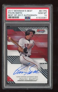 Pavin Smith 2017 Bowmans Best Auto Best of 2017 #B17-PS PSA 10 Diamondbacks - Picture 1 of 2