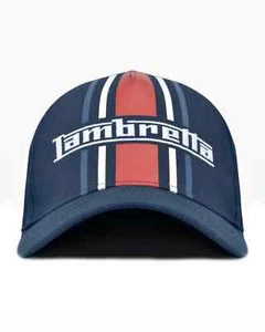 Lambretta Fashion Designer Navy and Khaki Original Classic Logo Baseball Cap - Picture 1 of 19