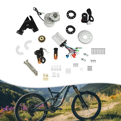 36V E-BIKE CONVERSION KIT BRUSH MOTOR ELEKTROFAHRRAD UMBAUSATZ 350W - Bild 1 von 4