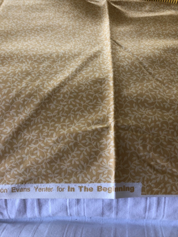 Mezclas victorianas para telas al principio hoja amarilla 1 1/4 yardas Foto 1 de 4