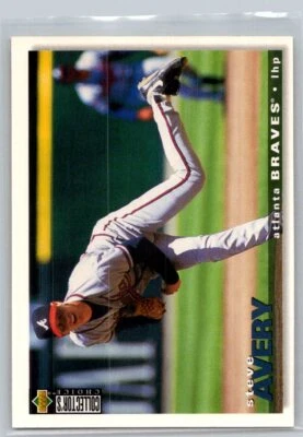 💎1995 Collector's Choice Baseball #161 Steve Avery - Atlanta Braves💎 - Image 1 of 2