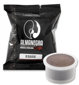 100 Capsule Cialde Almanegra Caffe Compatibili Per Esse Essse Caffè Essecaffe - Picture 1 of 7