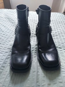 BALENCIAGA SCARPE CLASSICHE eleganti stivali stivaletti uomo pelle cuoio  neri 40 EUR 189,00 - PicClick IT