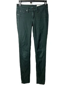 Rag & Bone 25 Dark Green Legging Skinny Pants Jeans W1503O163 - Picture 1 of 9