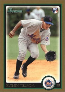 2010 Bowman Gold #195 Ruben Tejada - NM-MT - Picture 1 of 2