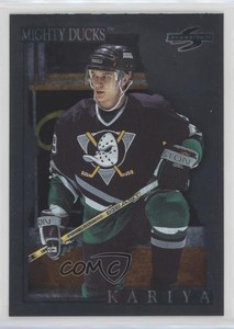 1995-96 Score Black Ice Paul Kariya #125 HOF
