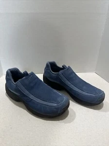 Ryka Women’s Roamer Blue Suede Walking Shoes Size 9.5 Casual Slip-On - Picture 1 of 7