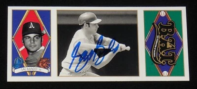 SAL BANDO AUTOGRAPHED 1993 UPPER DECK ALL-TIME HEROES BASEBALL CARD (ATHLETICS) Foto 1 de 2