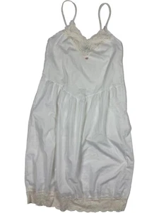 Vintage Large Slip Dress Nightgown Spotlight Undercover Made USA Lace Core - Picture 1 of 6