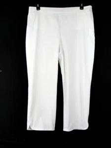 Talbots Heritage Größe 16 weiße Baumwolle Stretch geschnittene Hose - Bild 1 von 10