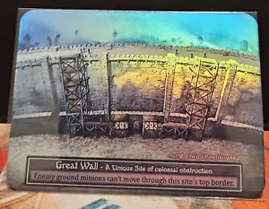 Sorcery Contested Realm TCG Beta Unique (Foil) Great Wall NM - Picture 1 of 3