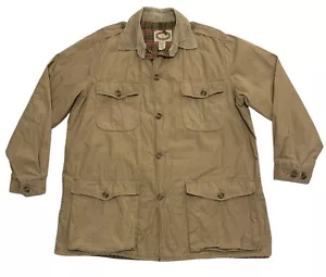 Vtg Banana Republic Mill Valley Mens L Safari Jacket Soft Shell Corduroy Collard - Picture 1 of 7