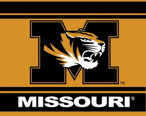 MISSOURI 5" X 6" STRIPED MAGNET-MISSOURI TIGERS CAR MAGNET-NEW FOR 2016 Cover
