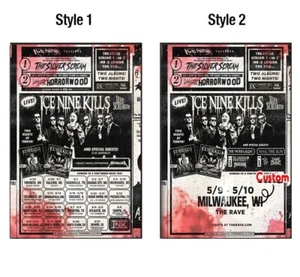 Ice Nine Kills Release News About Their 2025 US Tour Poster - Picture 1 of 3